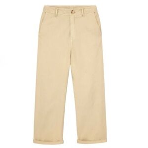 THE GREAT. Garment Dyed Chino Ranger in Washed Khaki Pants NEW